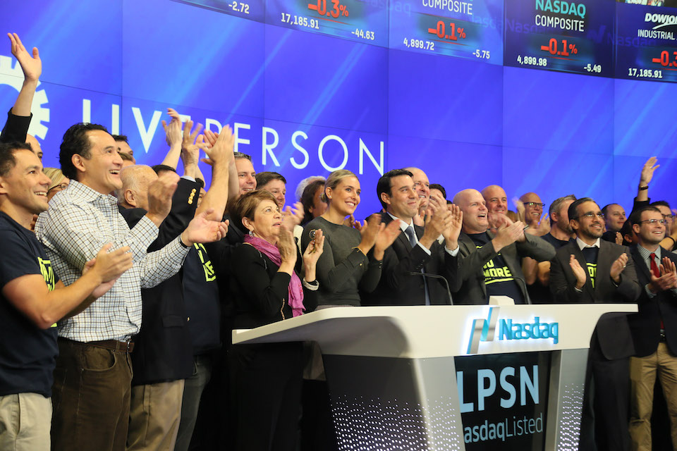 liveperson stock exchange bell ringing