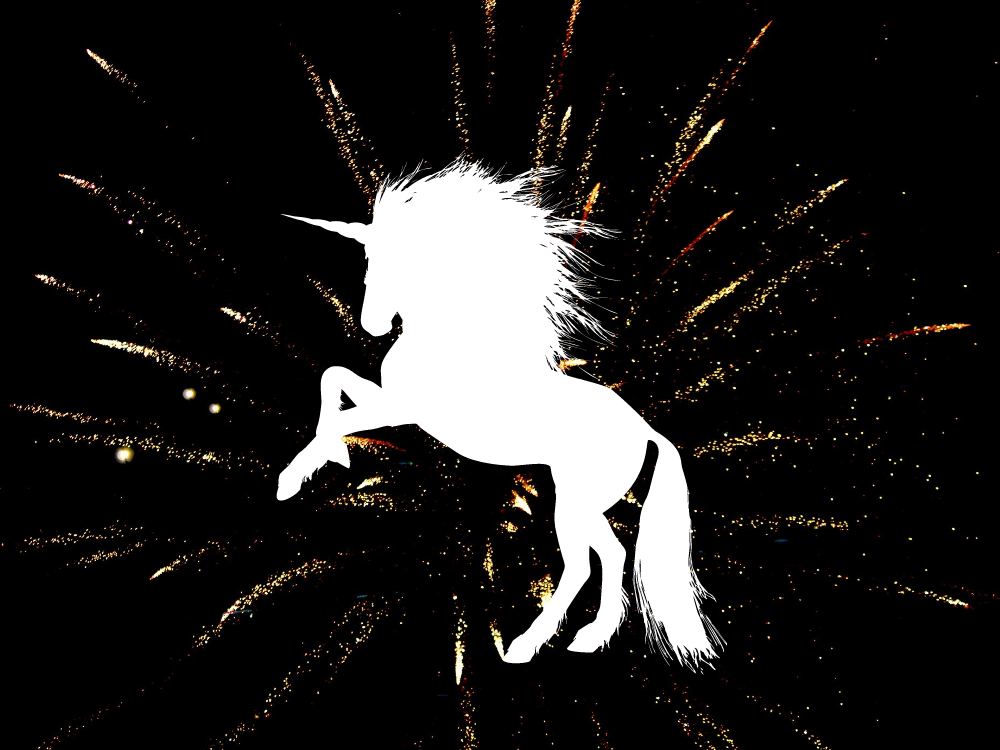Tech unicorn illustration