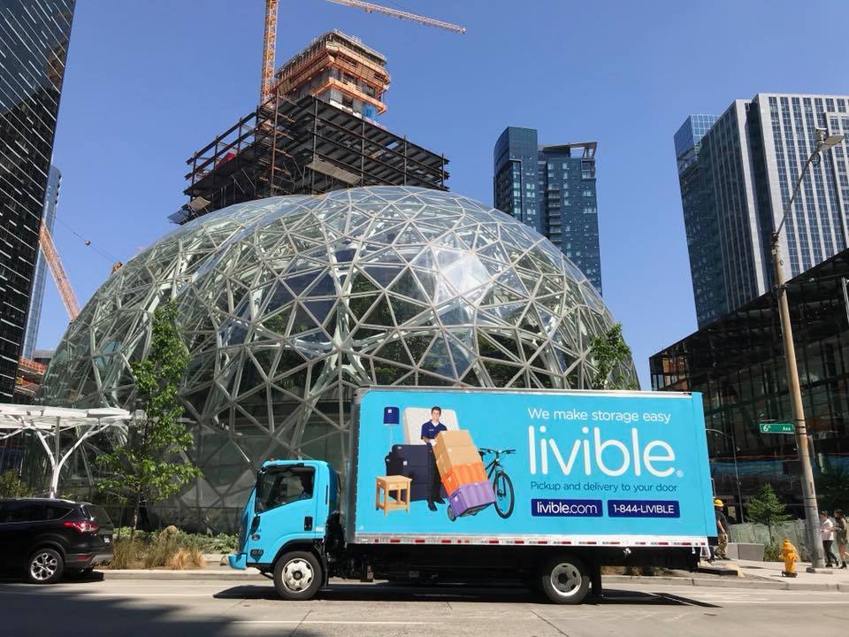 livible seattle delivery startup amazon spheres