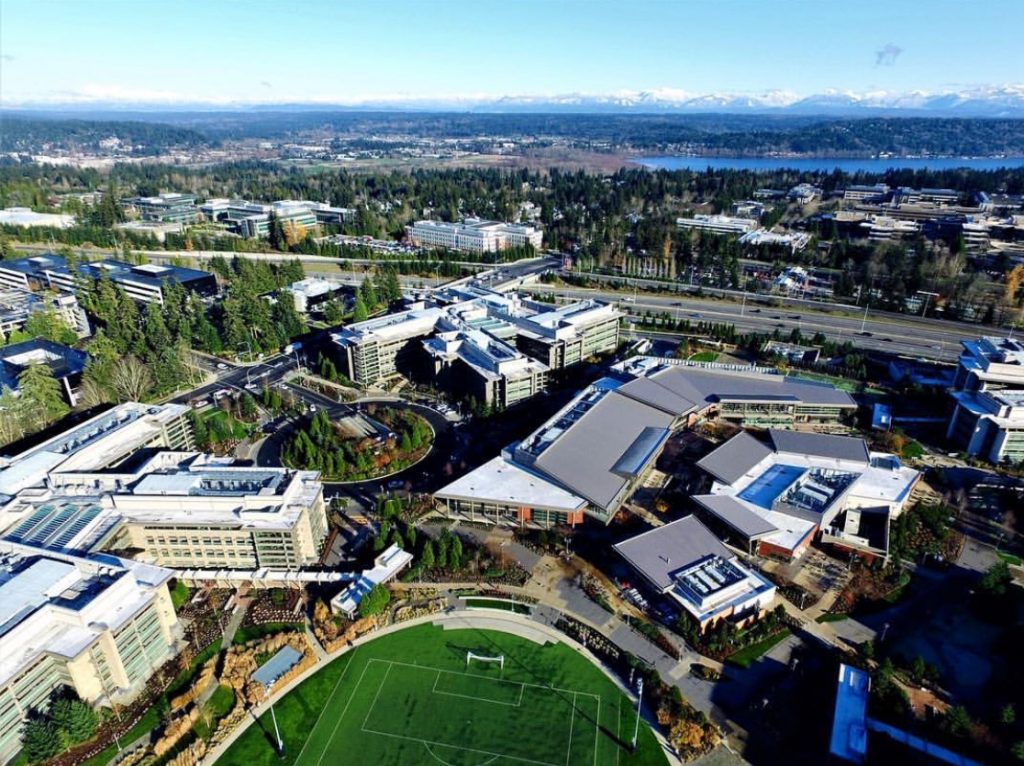 microsoft redmond campus commons