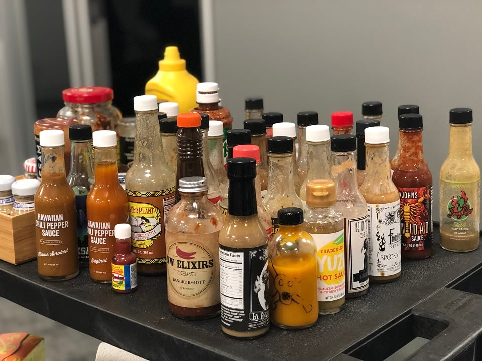 smartsheet hot sauce collection