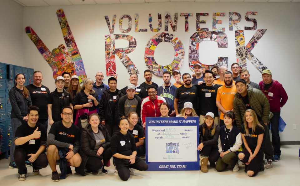 tinypulse seattle hr tech company volunteering