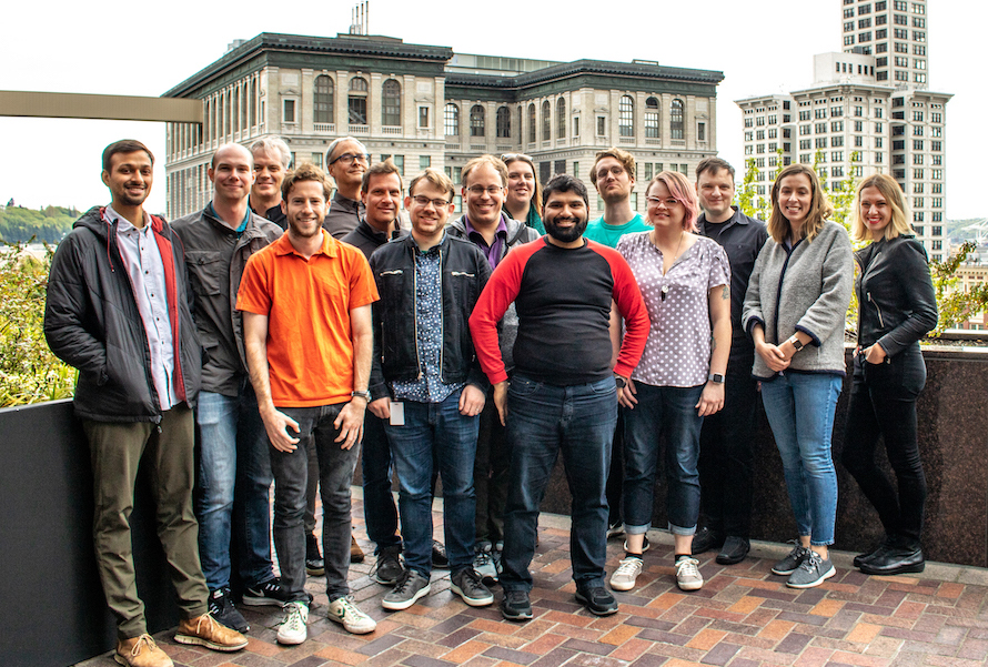 Transparent Systems team in group photo