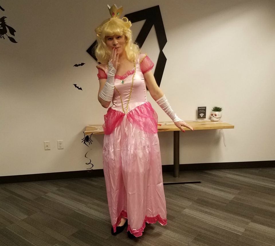 unity technologies princess peach costume halloween