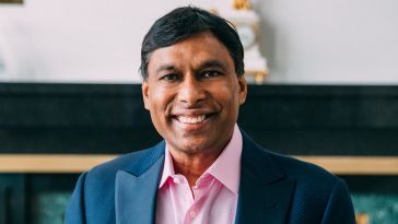 Naveen Jain, CEO and founder of Viome, poses for a photo