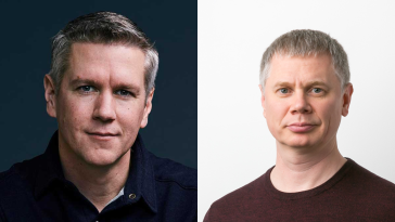 Temporal CPO Charles Zedlewski (left) and co-founder and CEO Maxim Fateev (right) are pictured in side-by-side headshot photos.